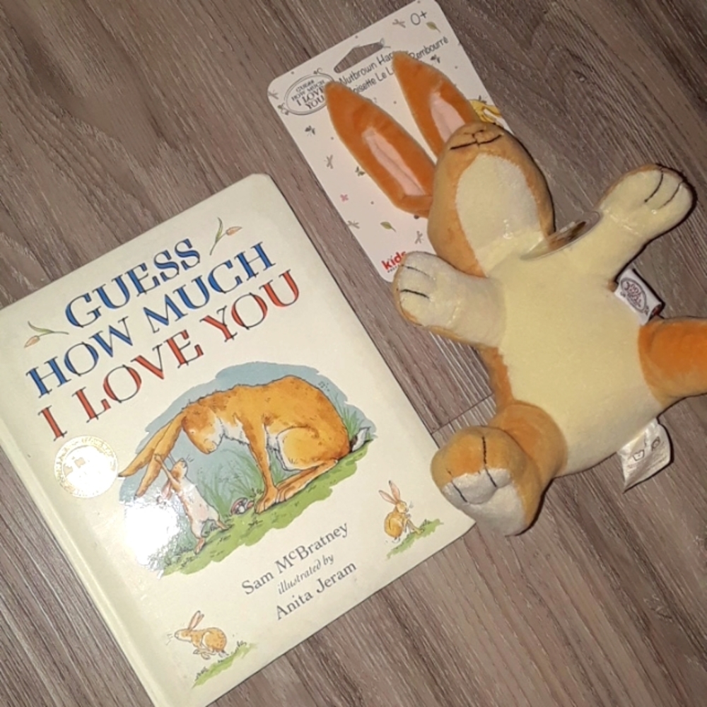 Guess How Much I Love You 25th Anniversary Board Book and Plush Nutbrown Hare